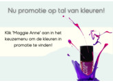 Promotie kleuren Maggie Anne