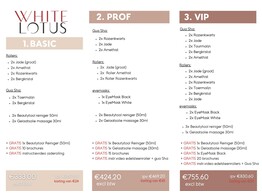 White Lotus Startpakket 3 VIP